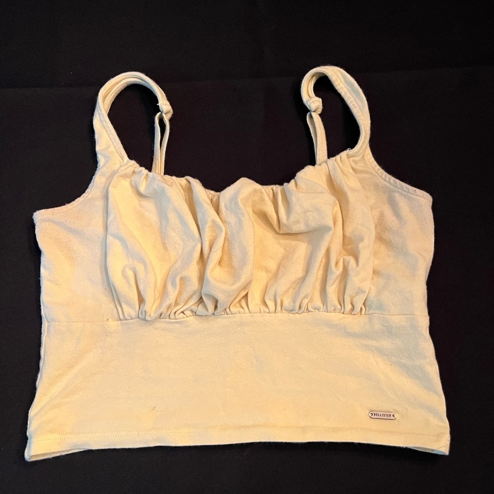 Yellow Camisole Crop Top